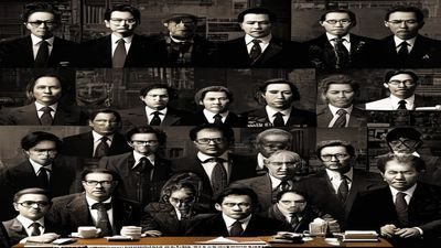 娱乐圈经典明星黑料学术造假事件历史资料图，大学校园与论文审查场景